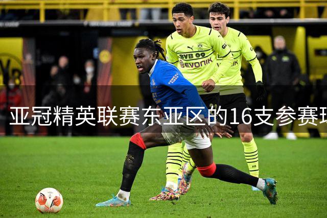 亚冠精英联赛东亚区的16支参赛球队！上港作为第一档球队参加抽签